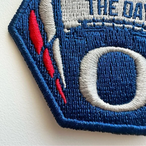 Oregon Ducks Football Salute The Day Military Authentic Hat Patch Blue Gray Red - Picture 5 of 9